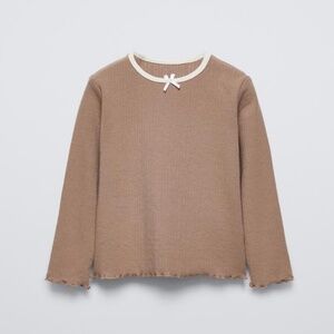 Piped Pointelle shirt